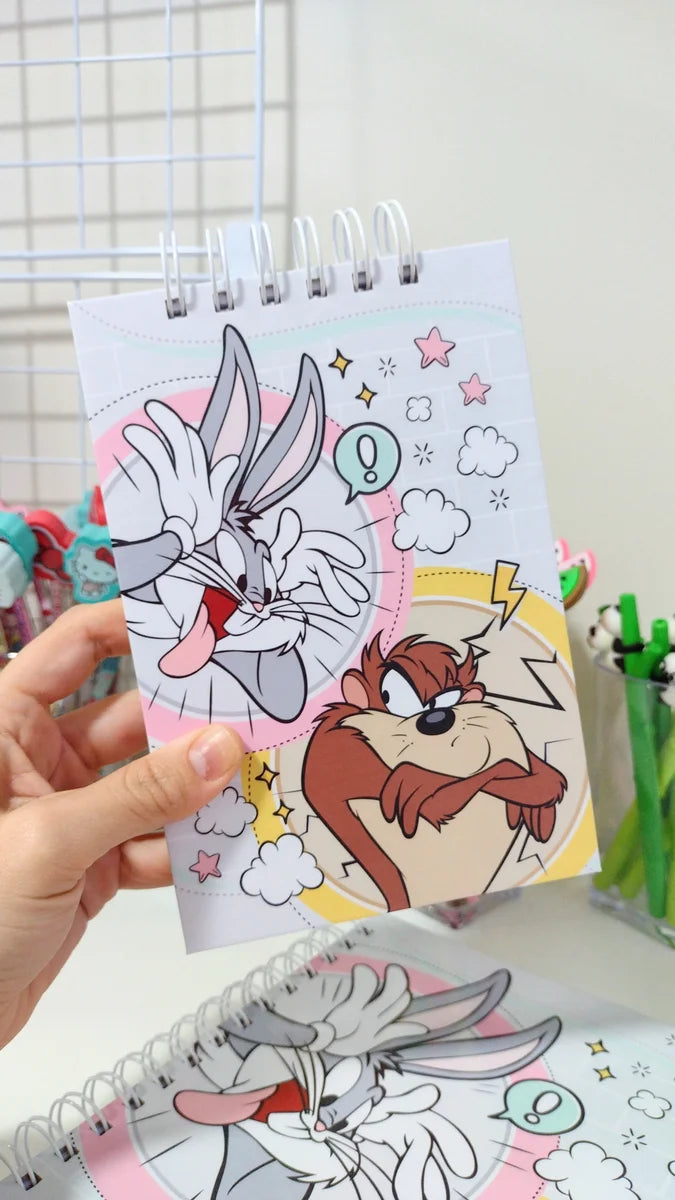 Libreta Bugs Bunny y Taz 12x18 cm - portada