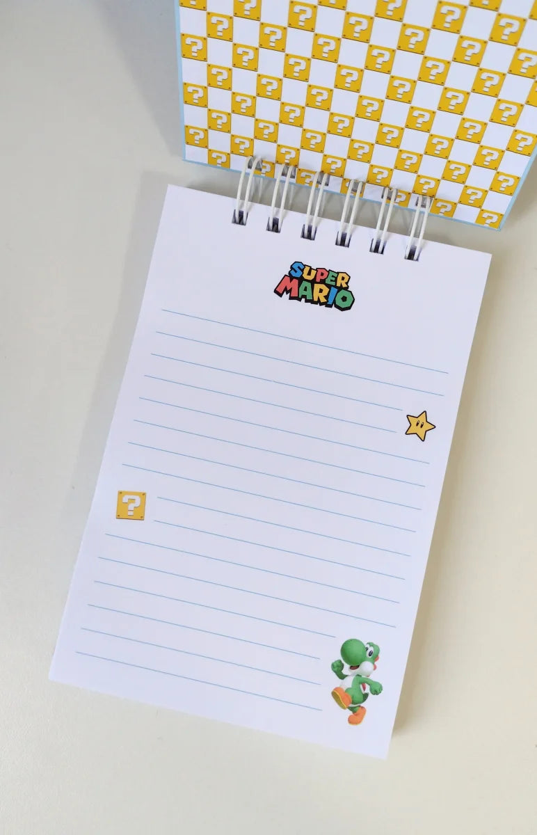 Libreta Super Mario 12x18 cm - hoja interior