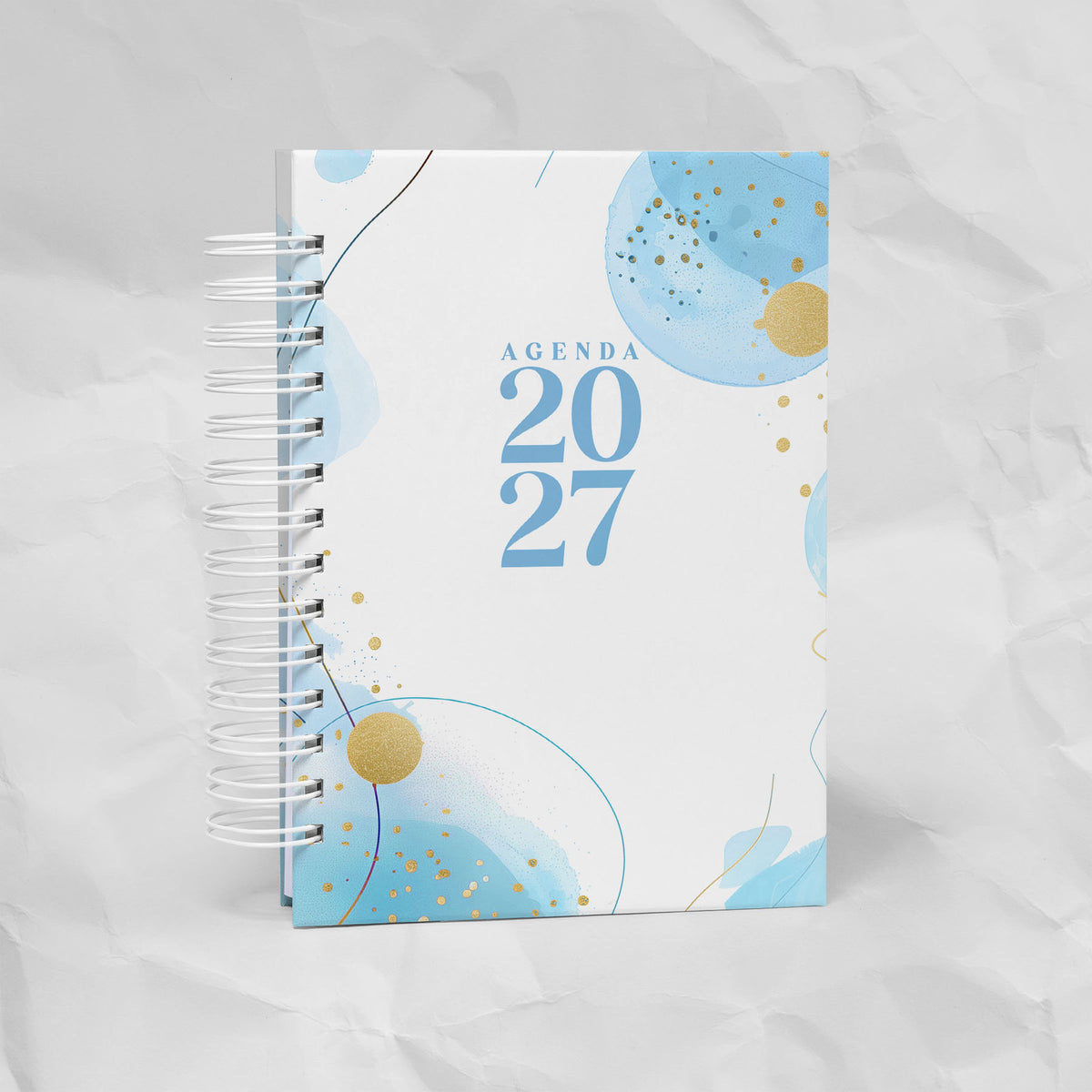 Agenda 2027 A5 - 7 Diseños, 7 Colores, 1 o 2 Días por Página