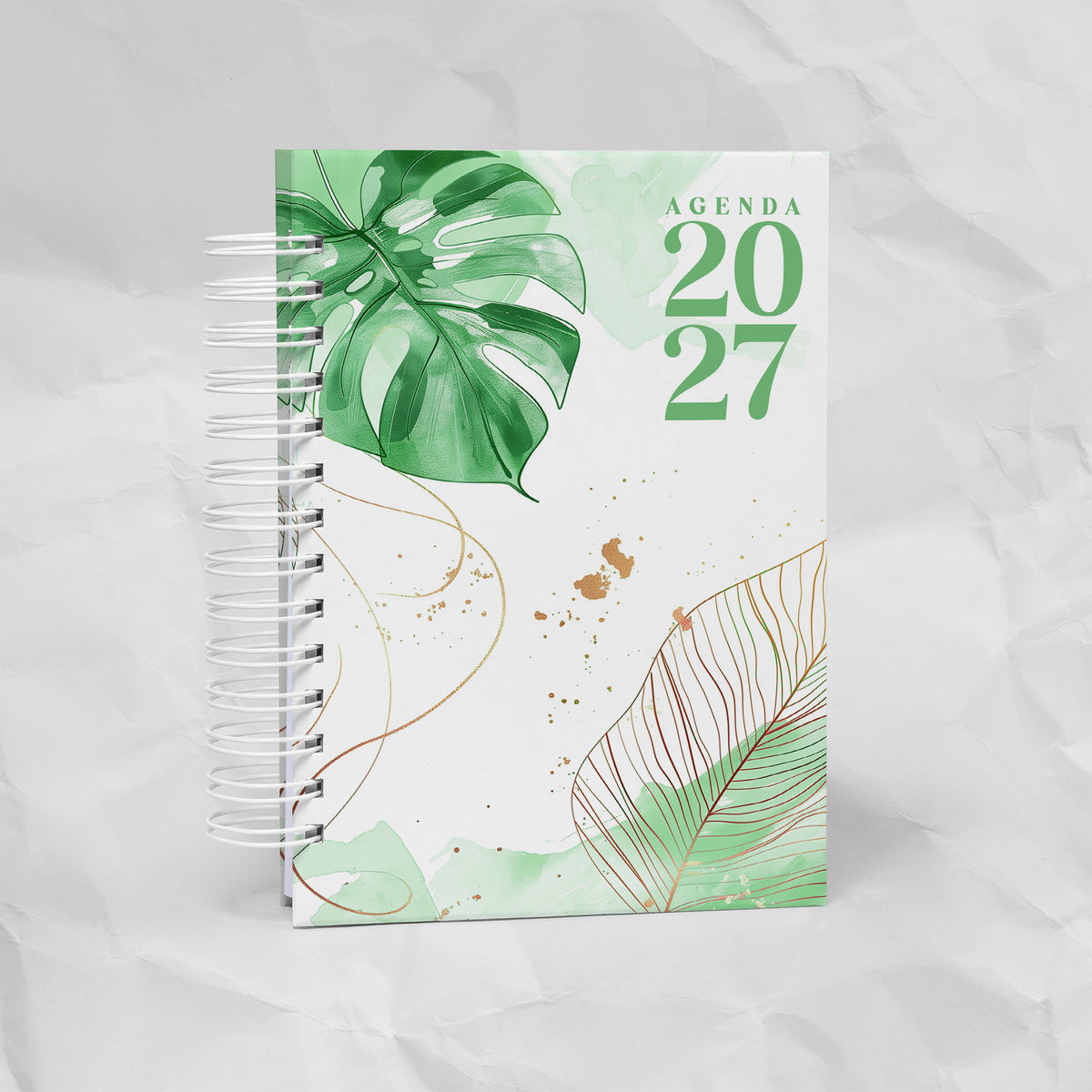 Agenda 2027 A5 - 7 Diseños, 7 Colores, 1 o 2 Días por Página