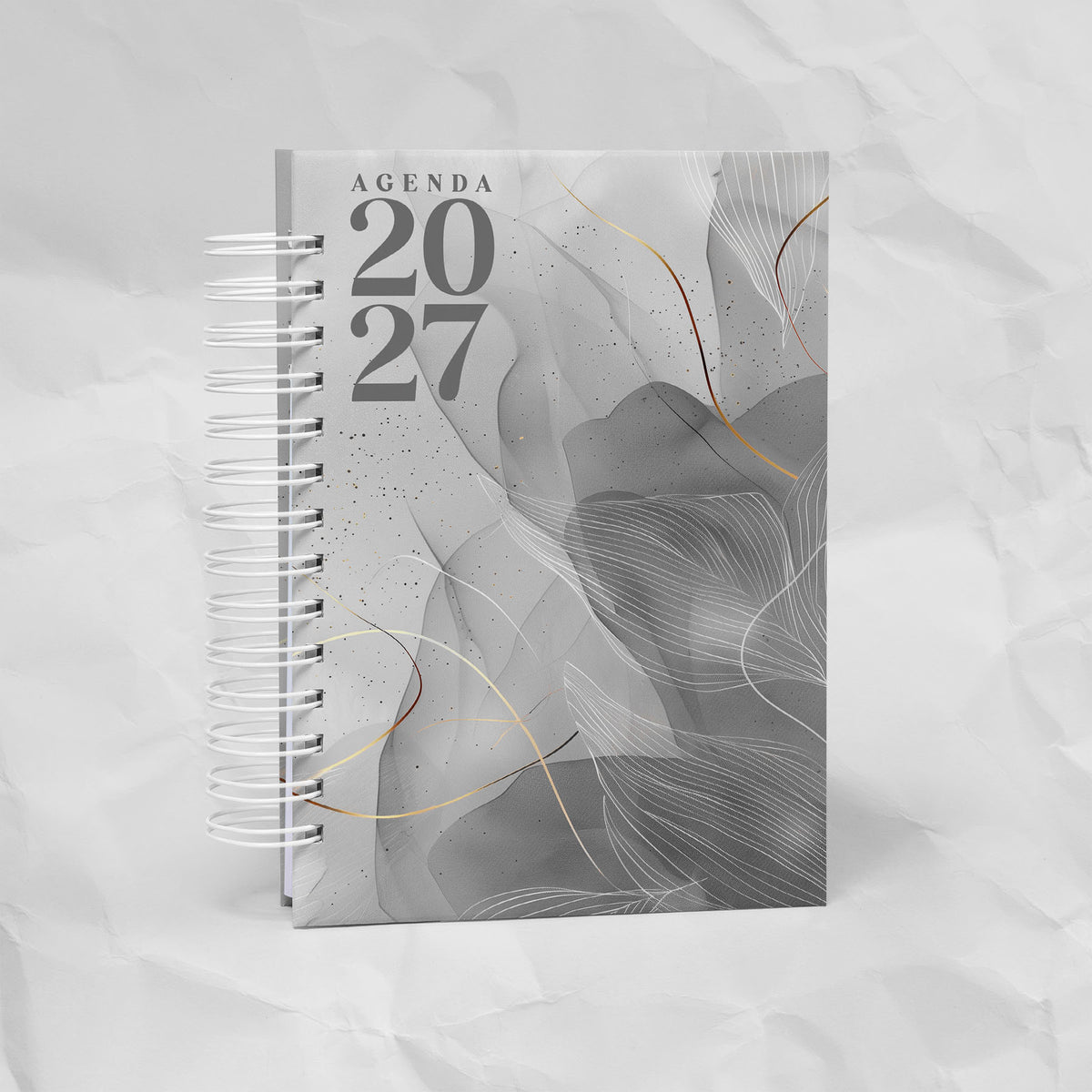 Agenda 2027 A6 - 7 Diseños, 7 Colores, 1 o 2 Días por Página