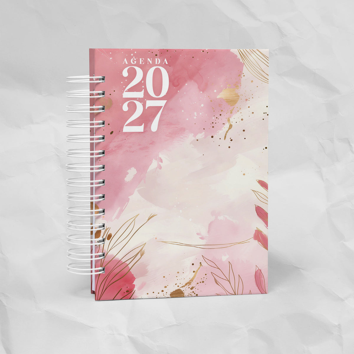 Agenda 2027 A5 - 7 Diseños, 7 Colores, 1 o 2 Días por Página