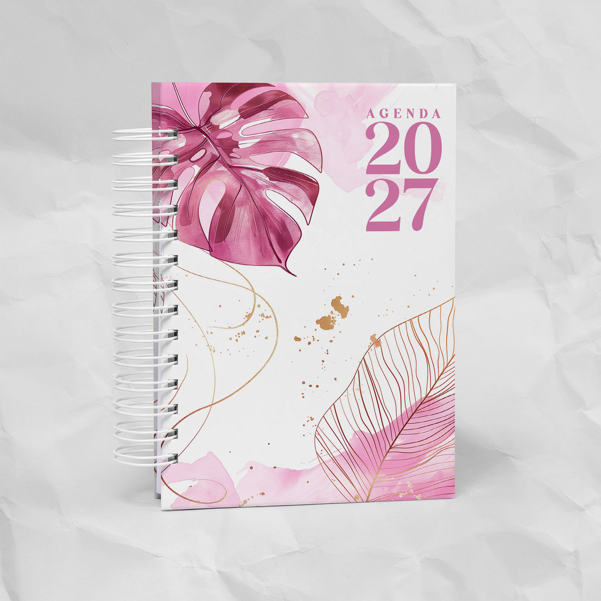 Agenda 2027 A5 - 7 Diseños, 7 Colores, 1 o 2 Días por Página