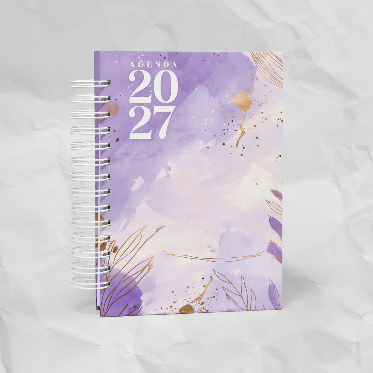 Agenda 2027 A5 - 7 Diseños, 7 Colores, 1 o 2 Días por Página