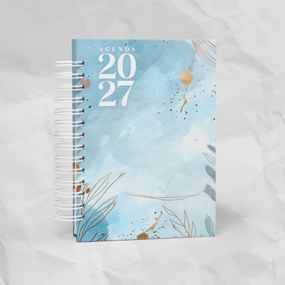 Agenda 2027 A5 - 7 Diseños, 7 Colores, 1 o 2 Días por Página