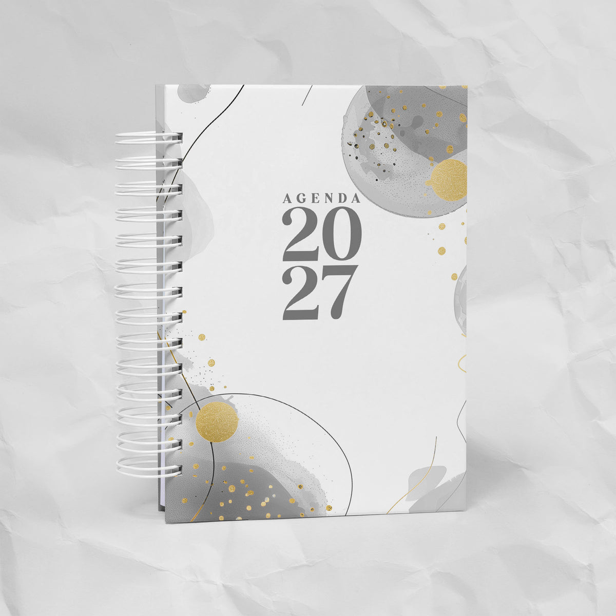 Agenda 2027 A5 - 7 Diseños, 7 Colores, 1 o 2 Días por Página