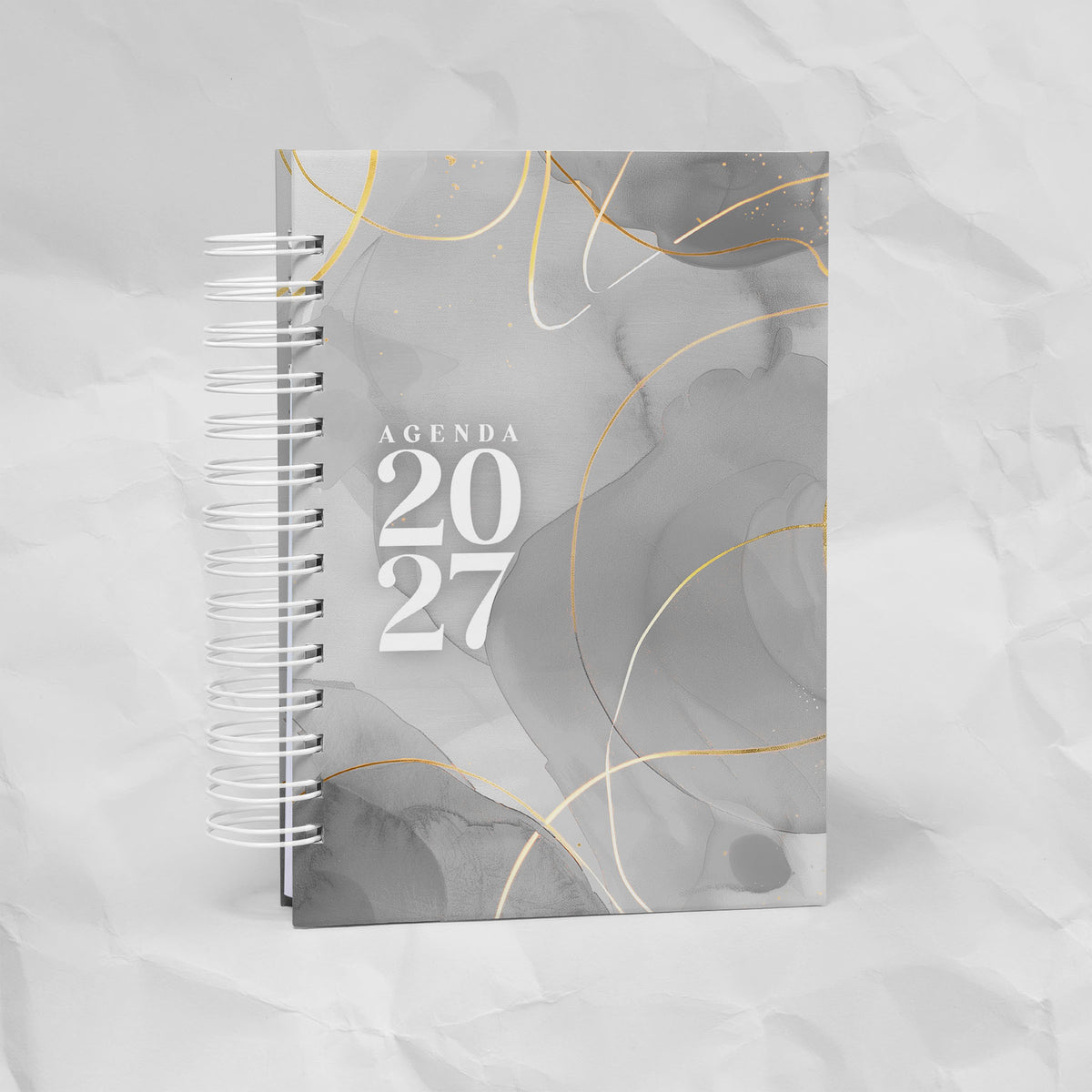 Agenda 2027 A6 - 7 Diseños, 7 Colores, 1 o 2 Días por Página