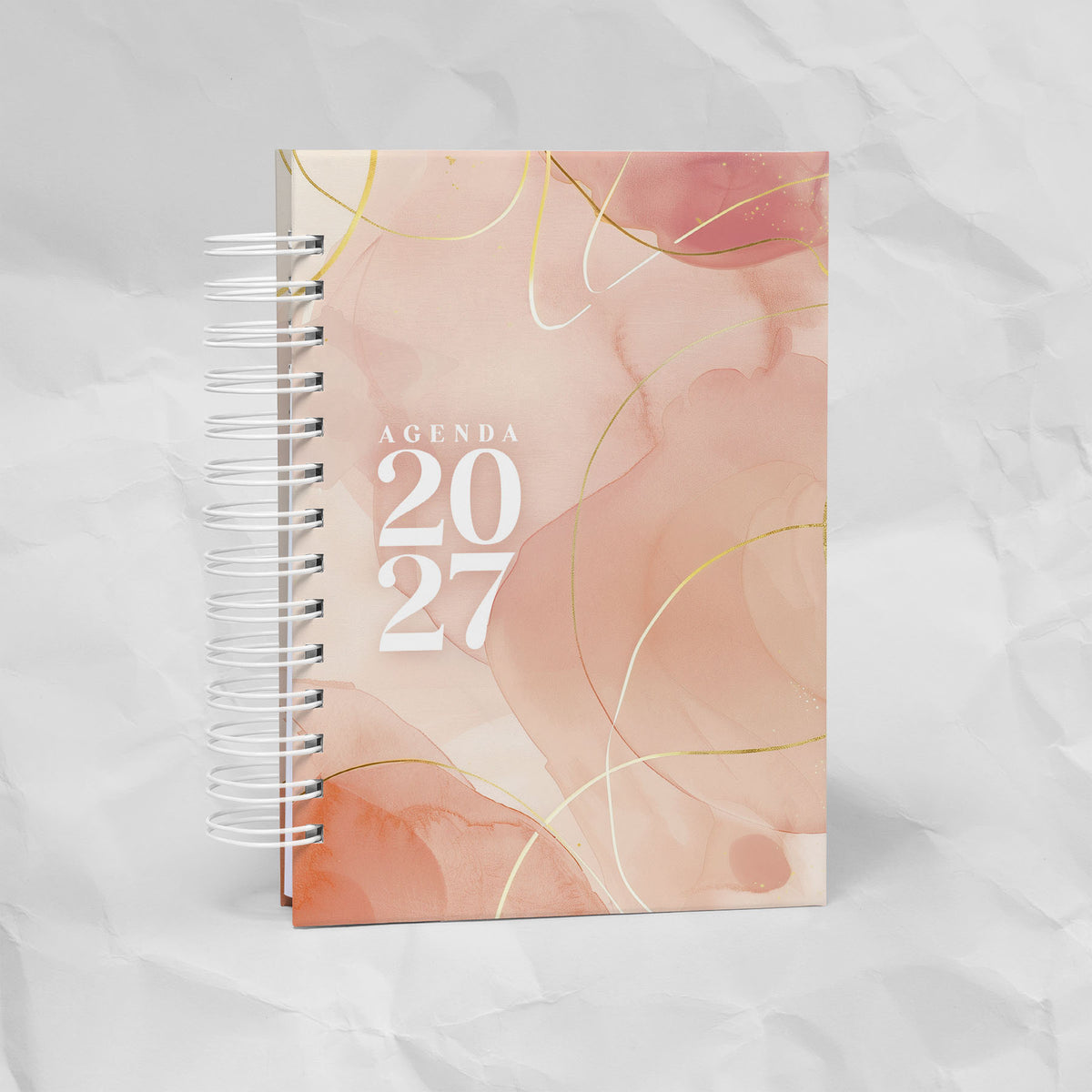 Agenda 2027 A6 - 7 Diseños, 7 Colores, 1 o 2 Días por Página