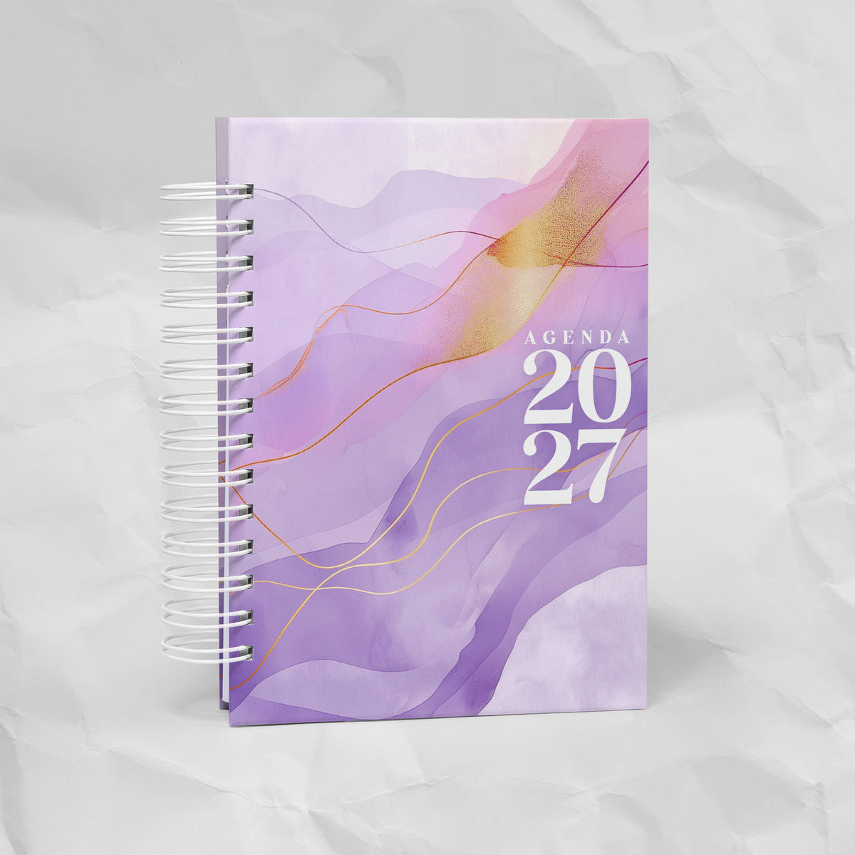 Agenda 2027 A5 - 7 Diseños, 7 Colores, 1 o 2 Días por Página