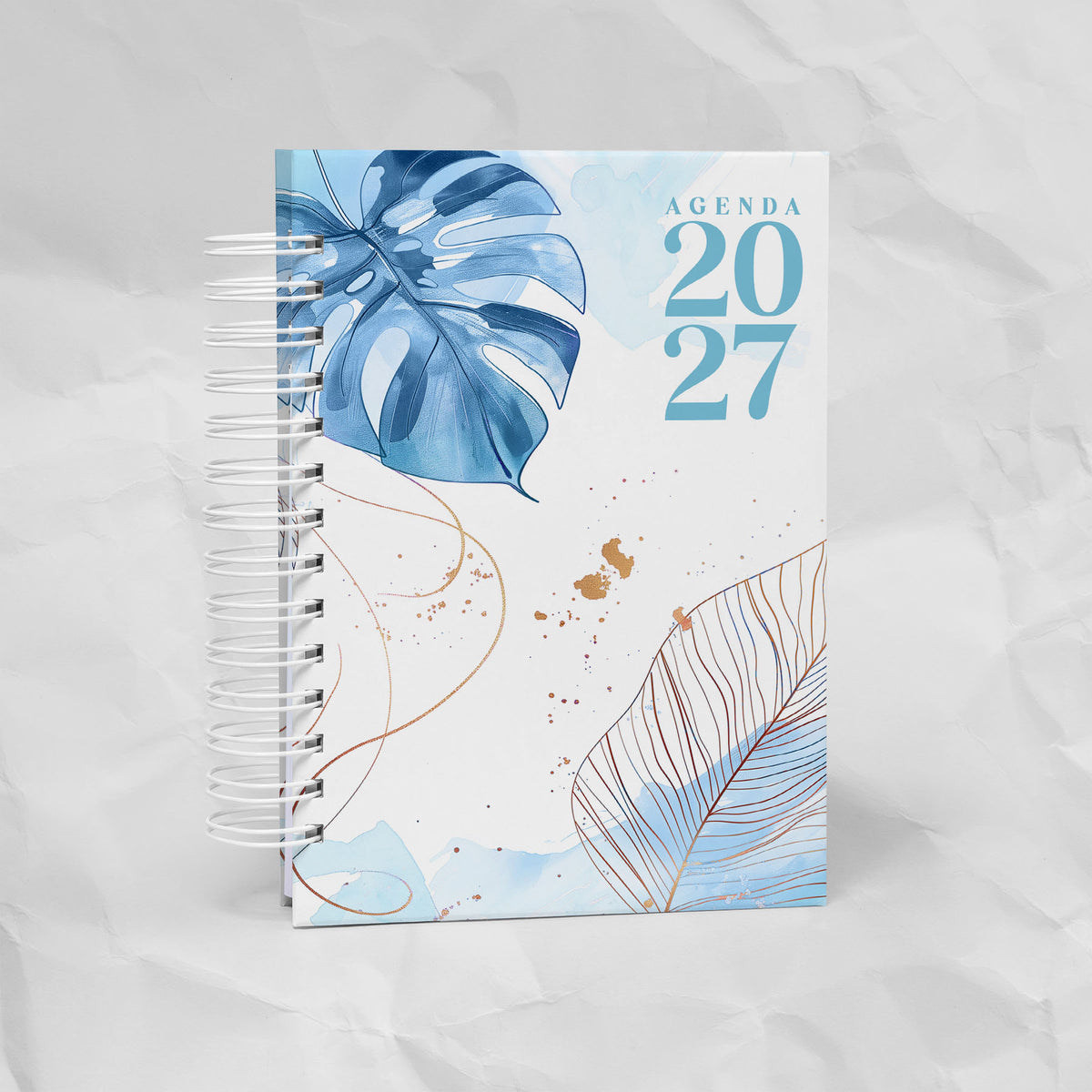 Agenda 2027 A5 - 7 Diseños, 7 Colores, 1 o 2 Días por Página