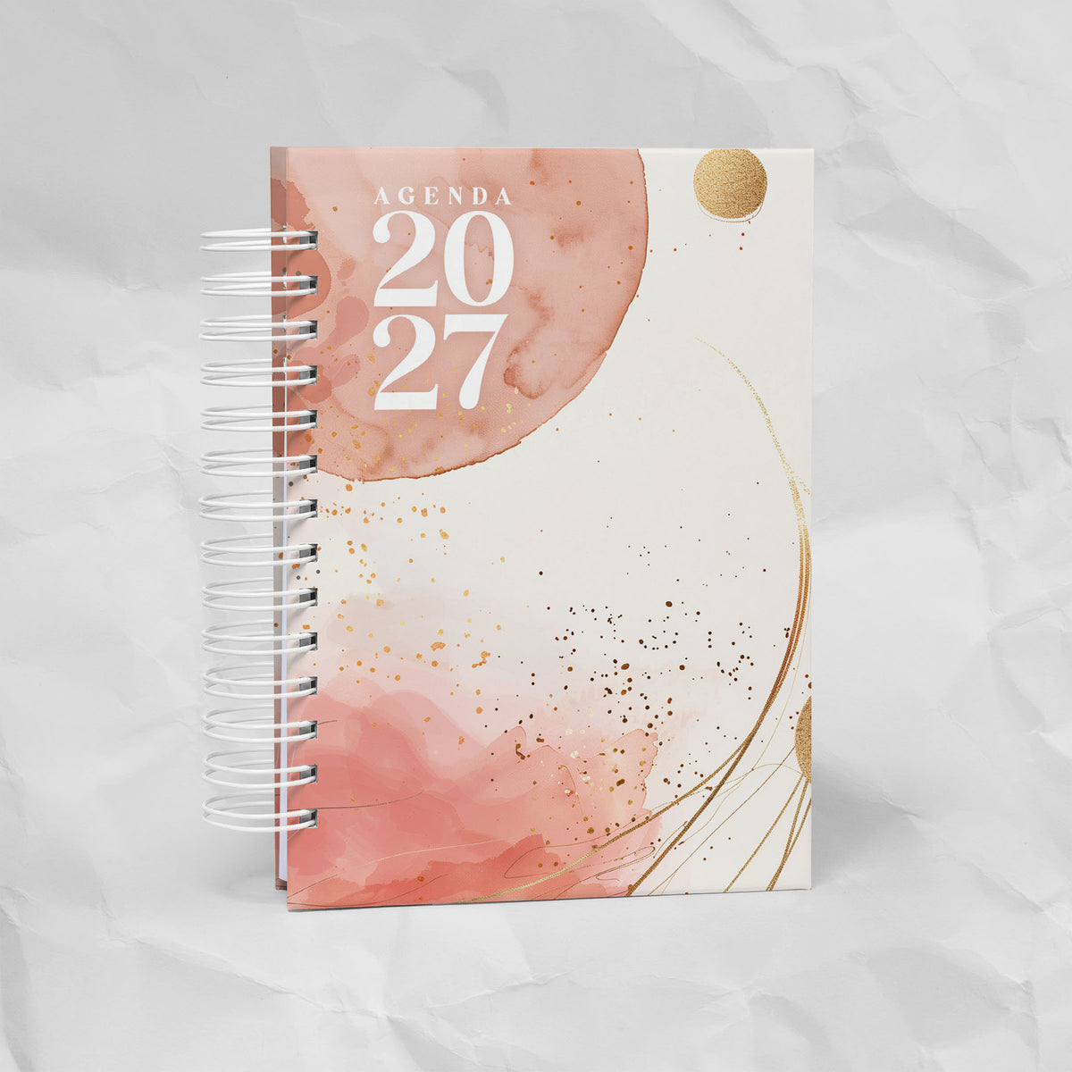 Agenda 2027 A6 - 7 Diseños, 7 Colores, 1 o 2 Días por Página