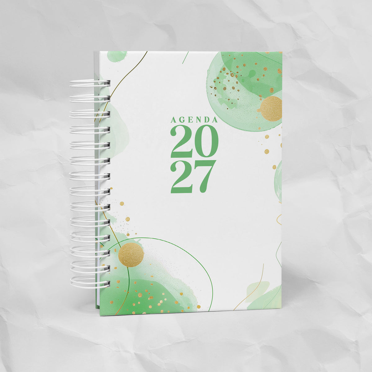 Agenda 2027 A5 - 7 Diseños, 7 Colores, 1 o 2 Días por Página