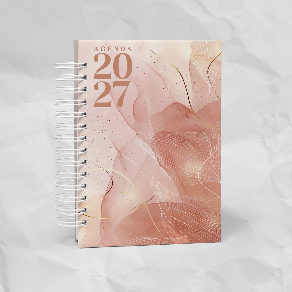 Agenda 2027 A6 - 7 Diseños, 7 Colores, 1 o 2 Días por Página