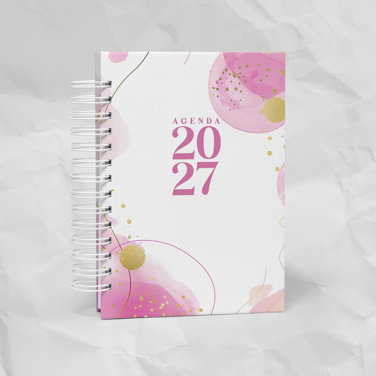 Agenda 2027 A5 - 7 Diseños, 7 Colores, 1 o 2 Días por Página