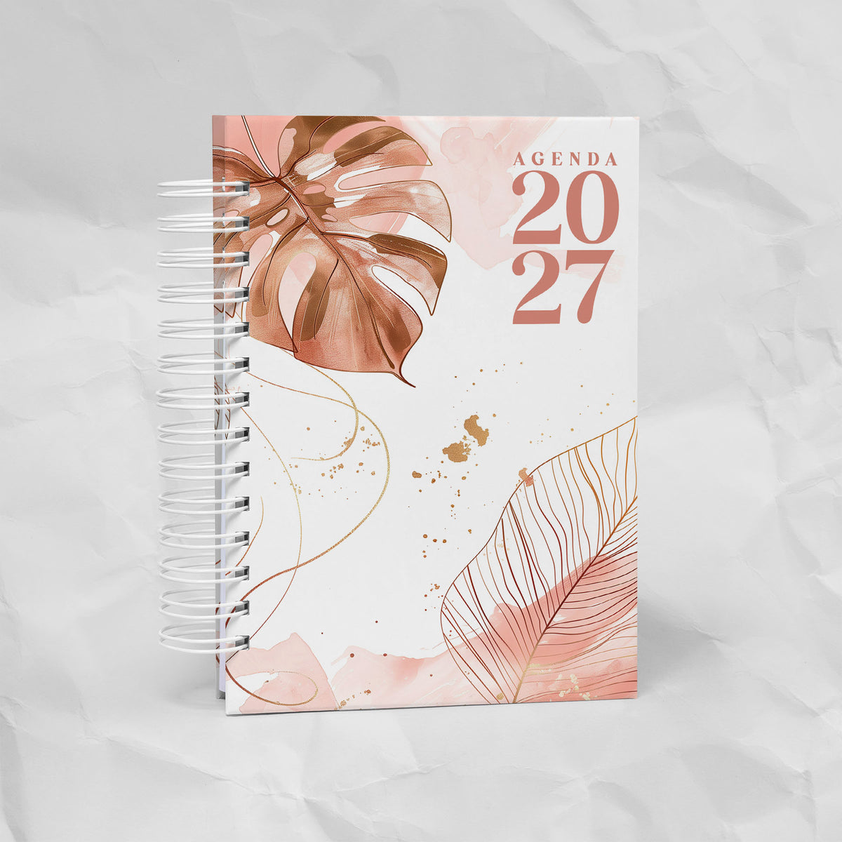 Agenda 2027 A5 - 7 Diseños, 7 Colores, 1 o 2 Días por Página