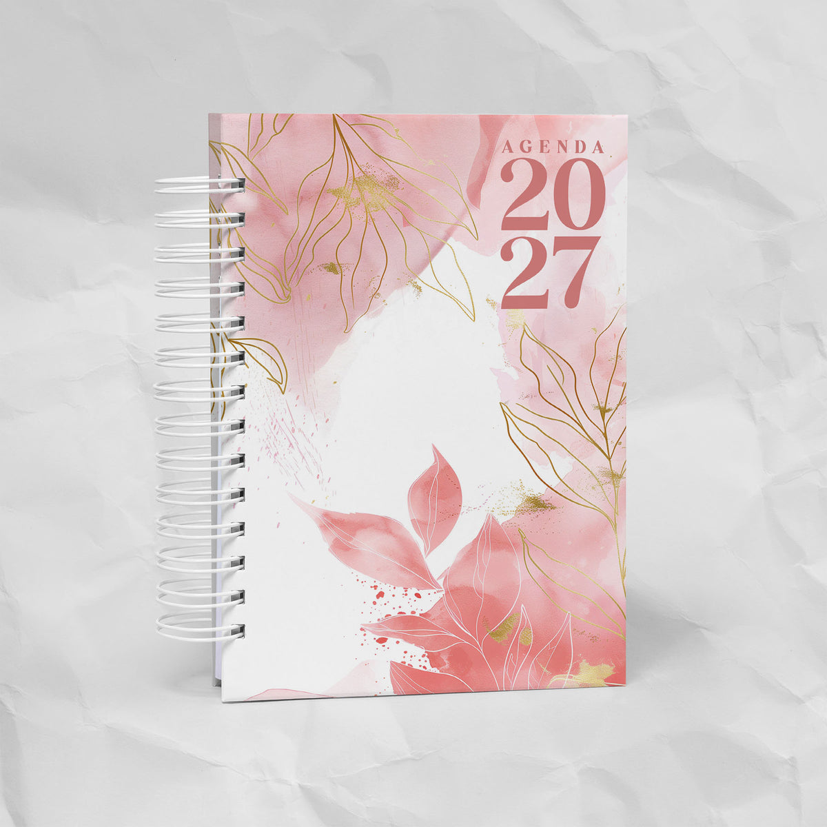 Agenda 2027 A5 - 7 Diseños, 7 Colores, 1 o 2 Días por Página