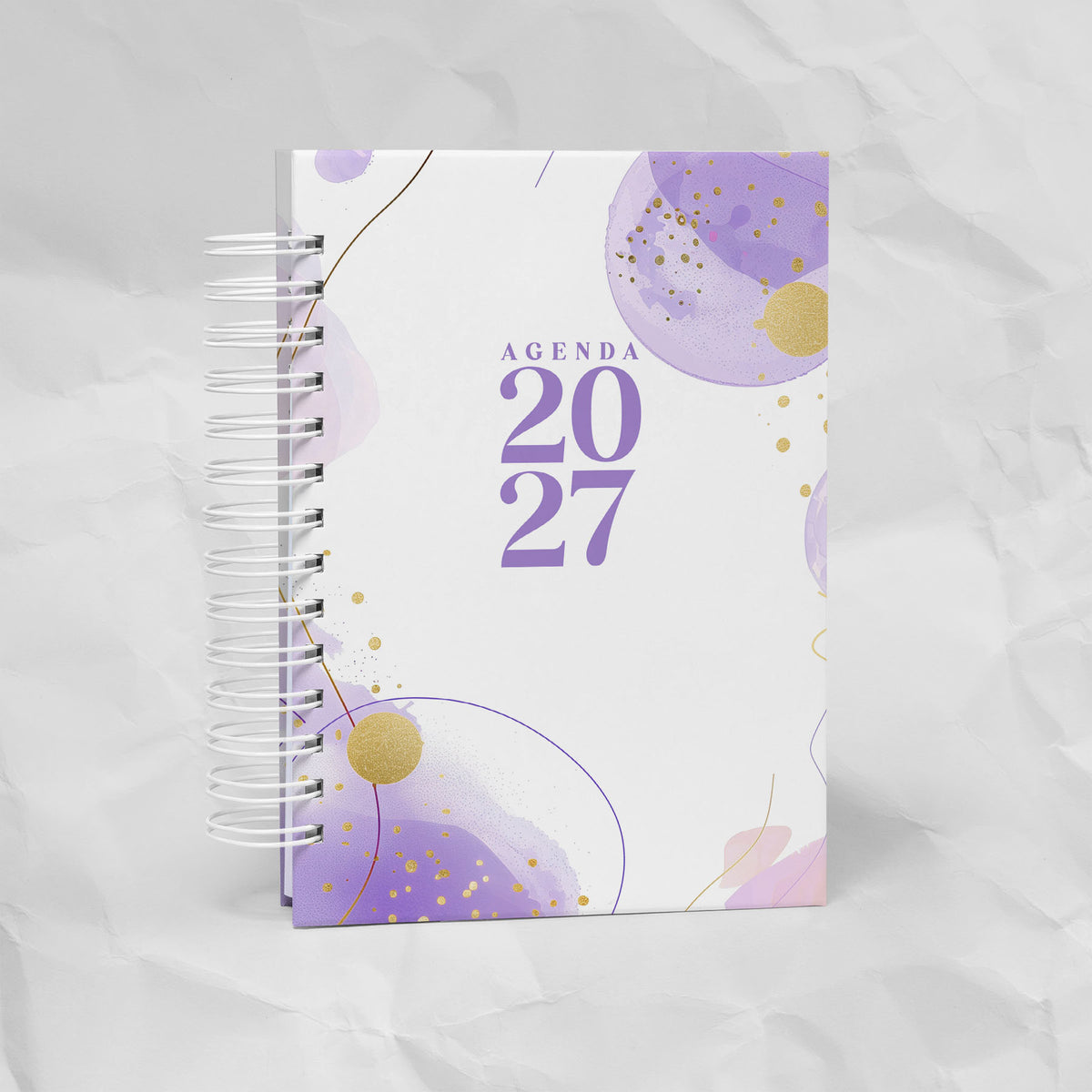 Agenda 2027 A5 - 7 Diseños, 7 Colores, 1 o 2 Días por Página