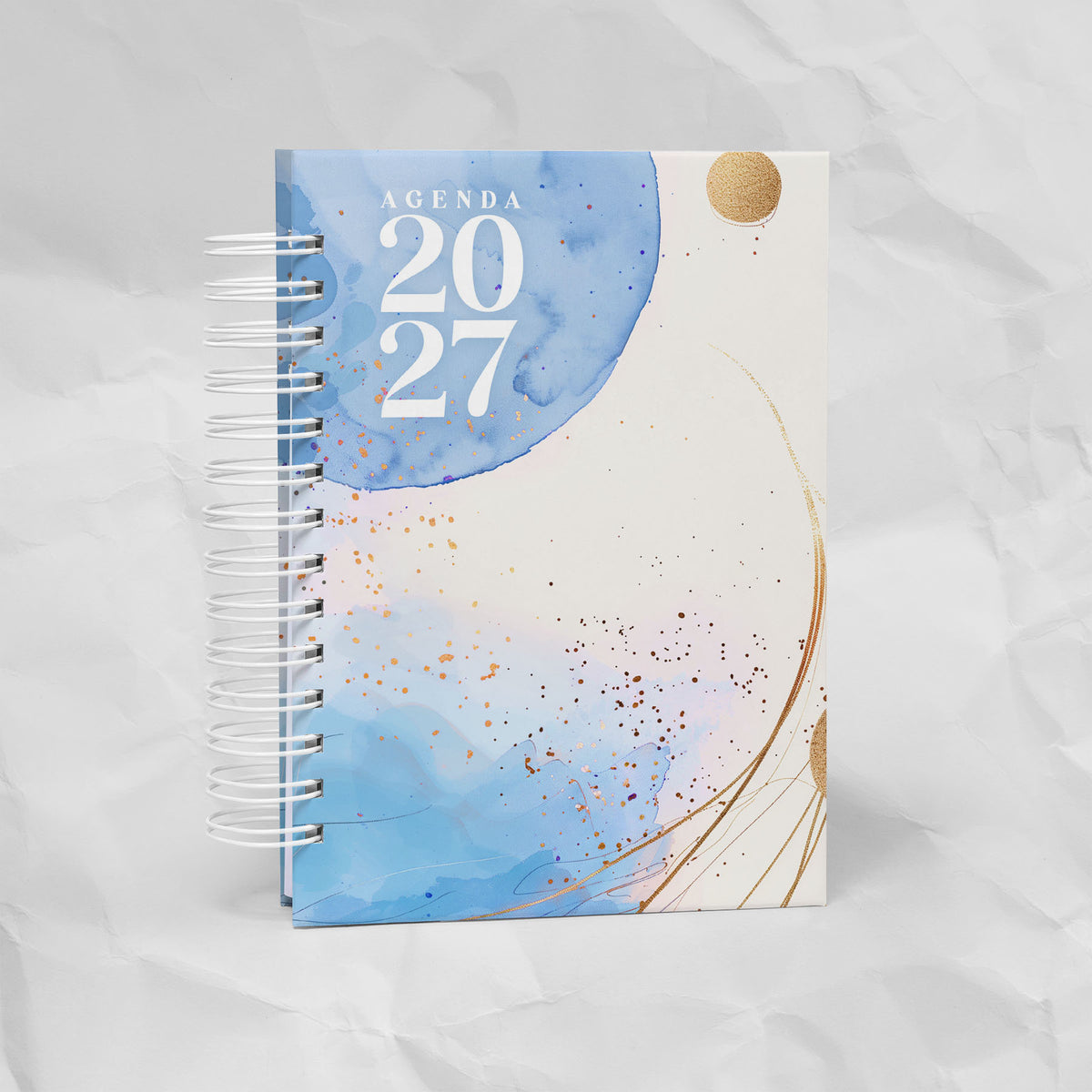 Agenda 2027 A6 - 7 Diseños, 7 Colores, 1 o 2 Días por Página