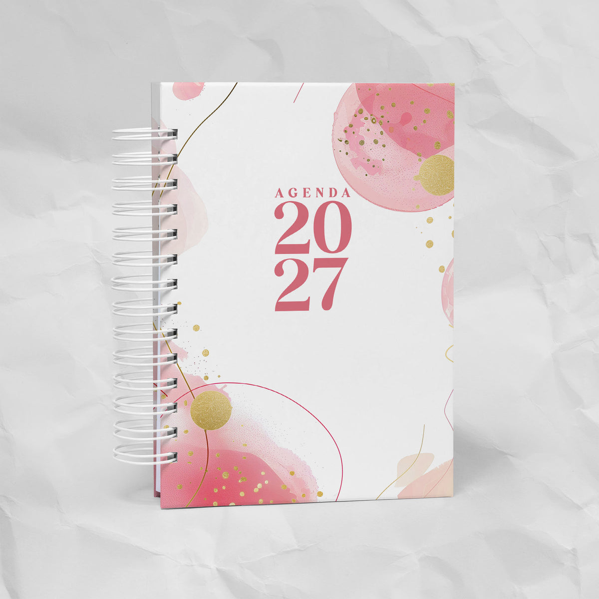 Agenda 2027 A5 - 7 Diseños, 7 Colores, 1 o 2 Días por Página