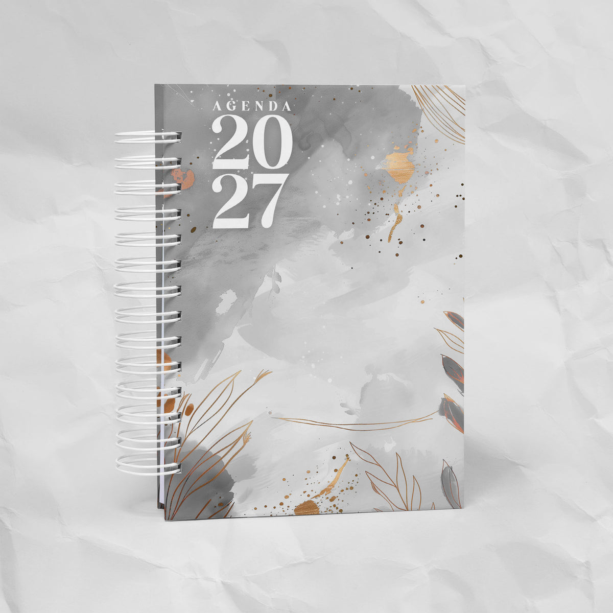 Agenda 2027 A5 - 7 Diseños, 7 Colores, 1 o 2 Días por Página