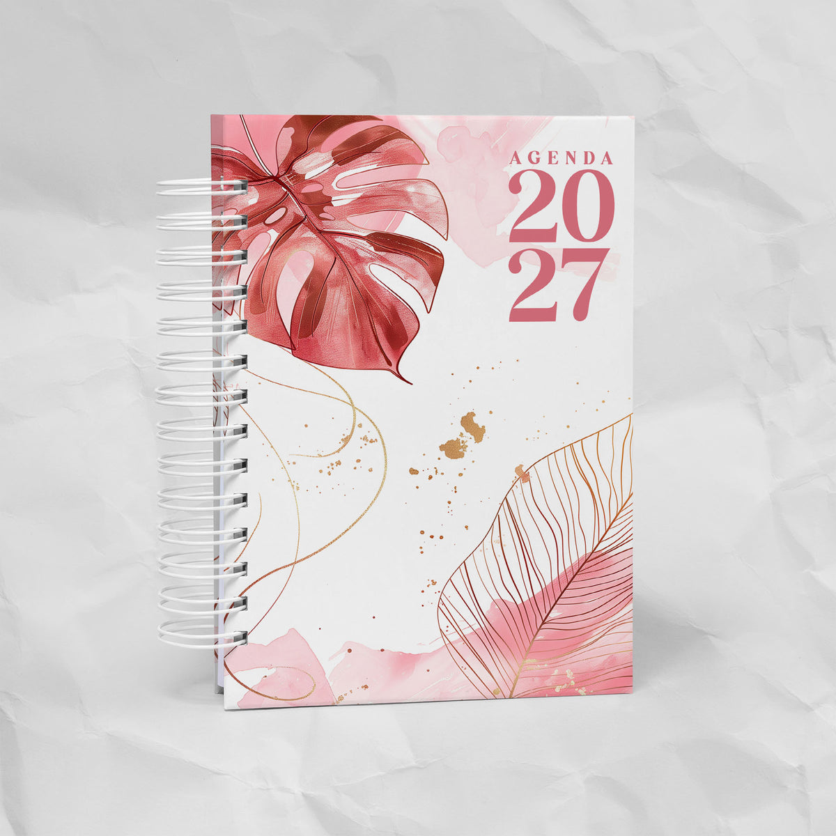 Agenda 2027 A5 - 7 Diseños, 7 Colores, 1 o 2 Días por Página