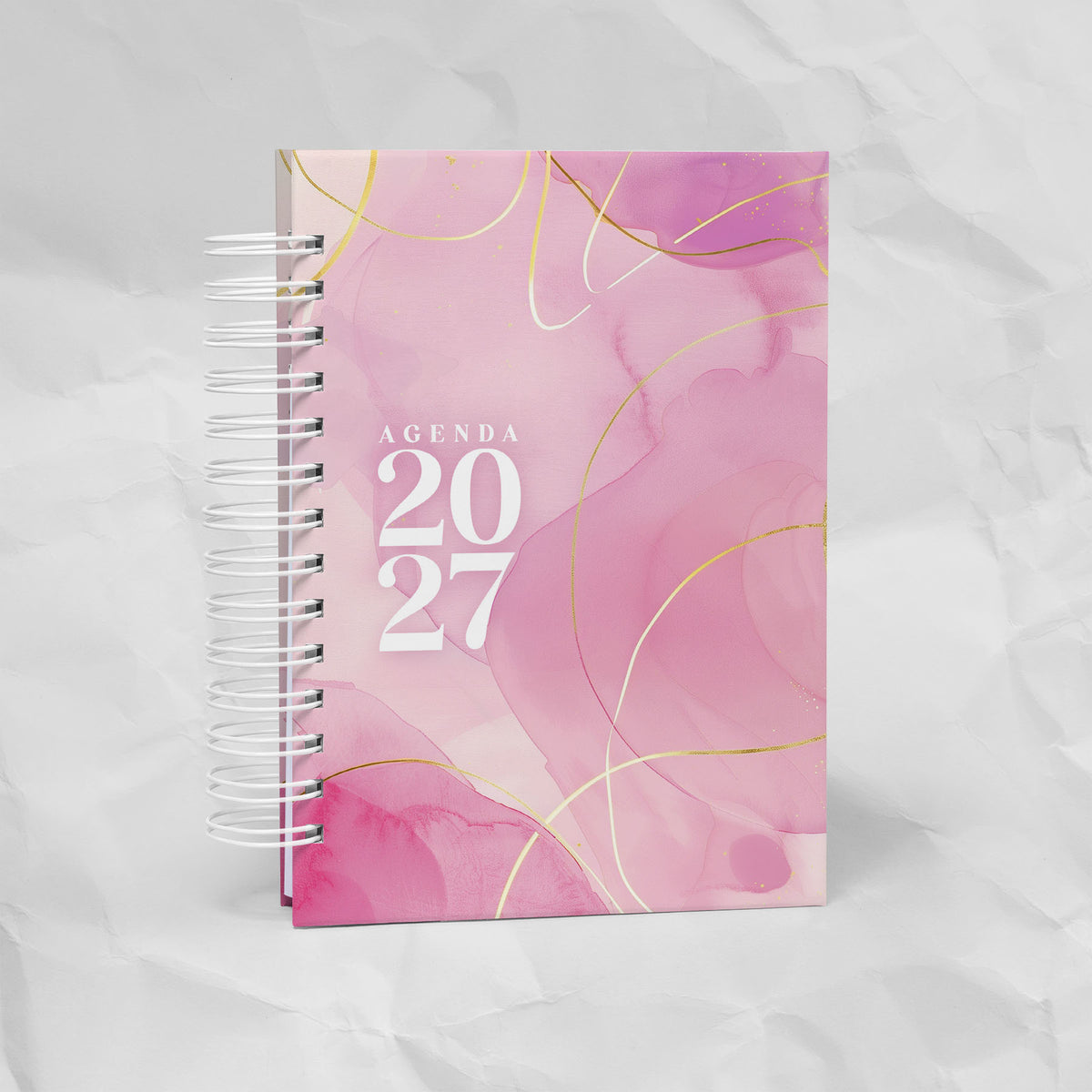 Agenda 2027 A6 - 7 Diseños, 7 Colores, 1 o 2 Días por Página