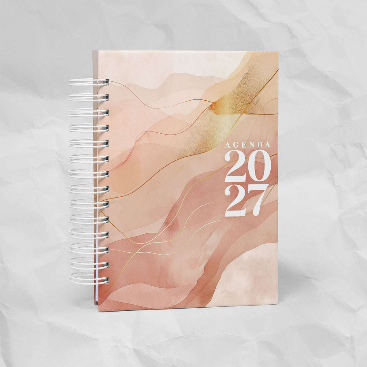 Agenda 2027 A5 - 7 Diseños, 7 Colores, 1 o 2 Días por Página