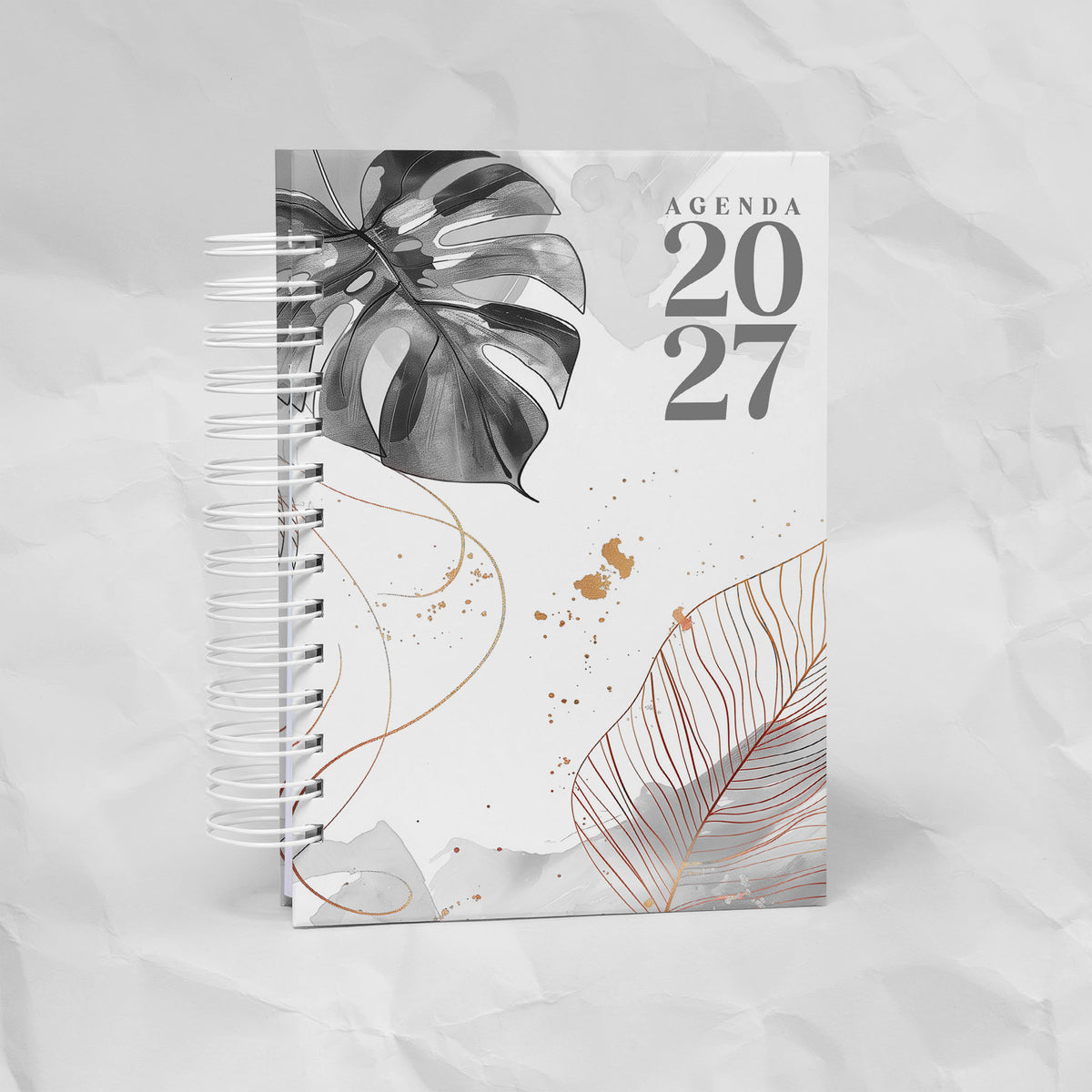 Agenda 2027 A5 - 7 Diseños, 7 Colores, 1 o 2 Días por Página
