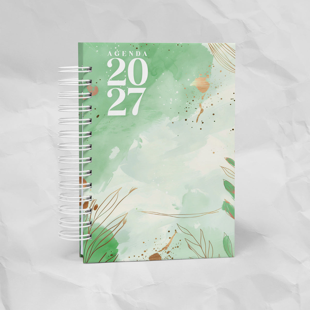 Agenda 2027 A5 - 7 Diseños, 7 Colores, 1 o 2 Días por Página