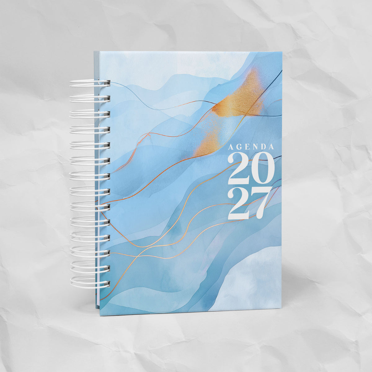 Agenda 2027 A5 - 7 Diseños, 7 Colores, 1 o 2 Días por Página