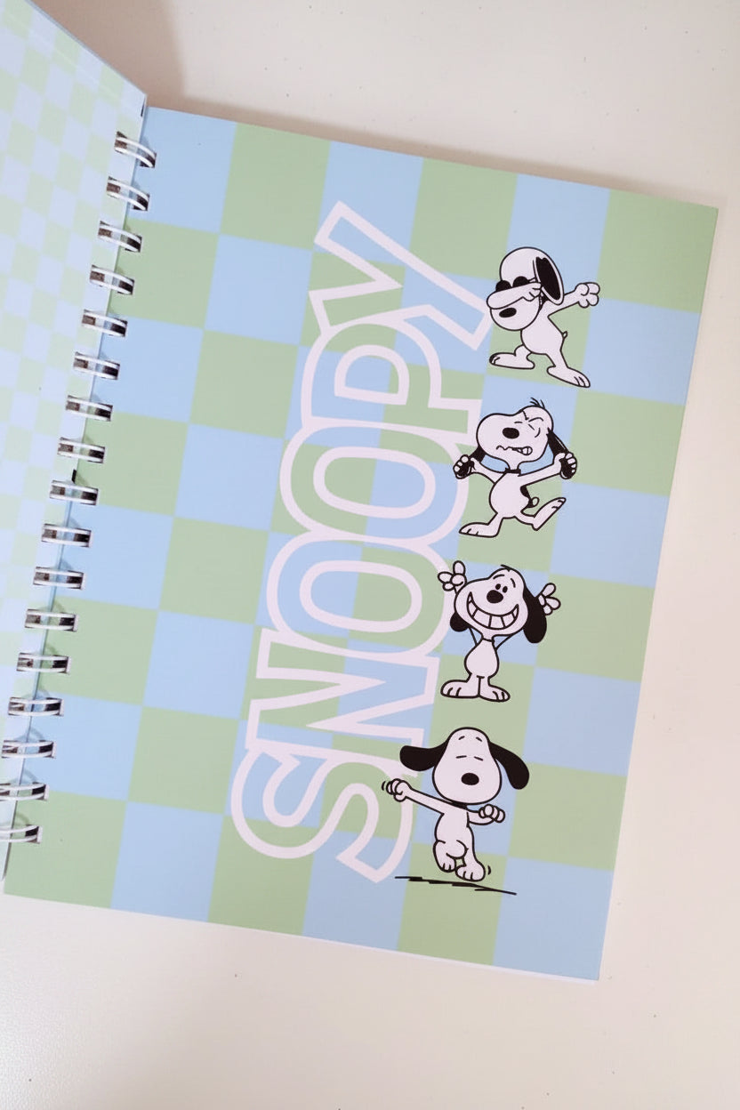 Cuaderno Snoopy - Tapa Dura 18x24 cm, 100 Hojas 90 g