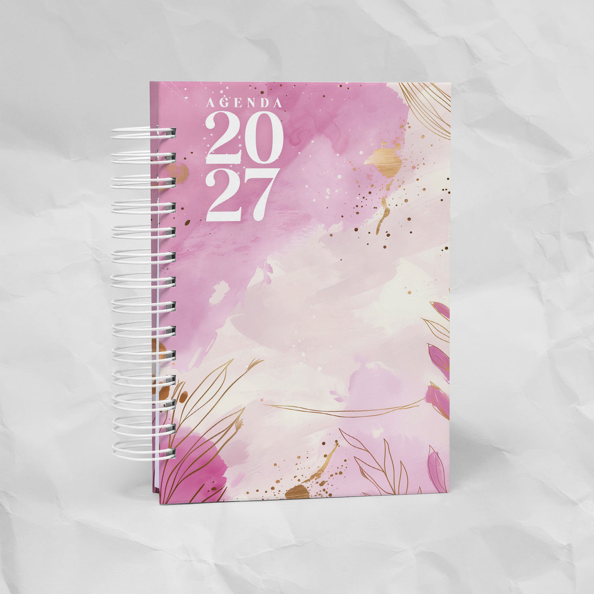 Agenda 2027 A5 - 7 Diseños, 7 Colores, 1 o 2 Días por Página