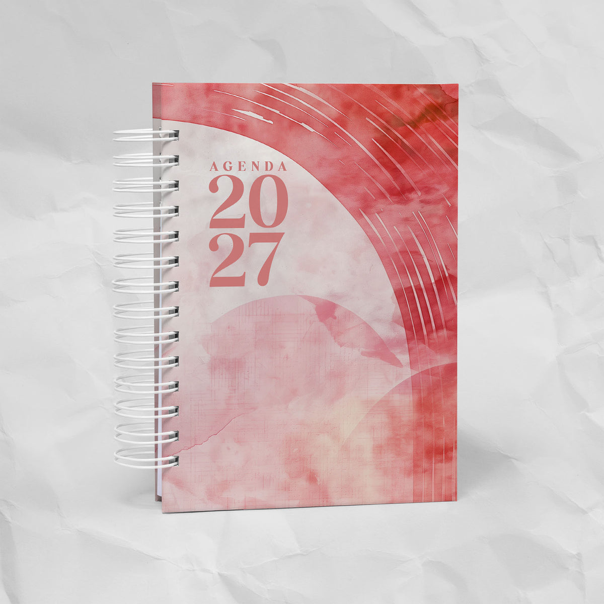 Agenda 2027 A5 - 7 Diseños, 7 Colores, 1 o 2 Días por Página