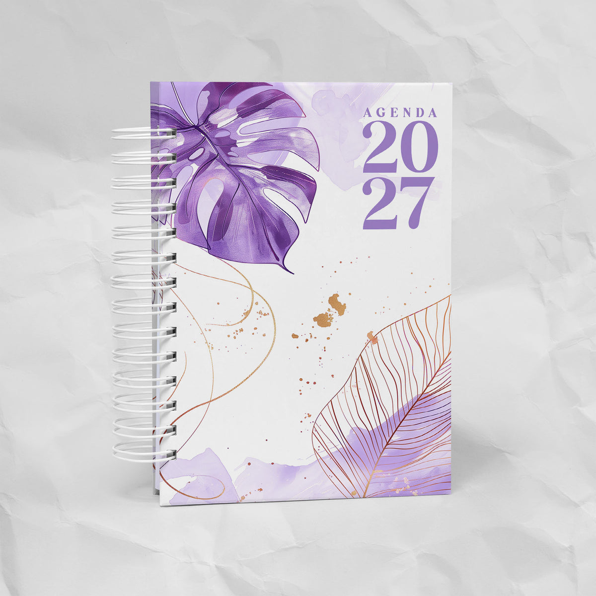 Agenda 2027 A5 - 7 Diseños, 7 Colores, 1 o 2 Días por Página