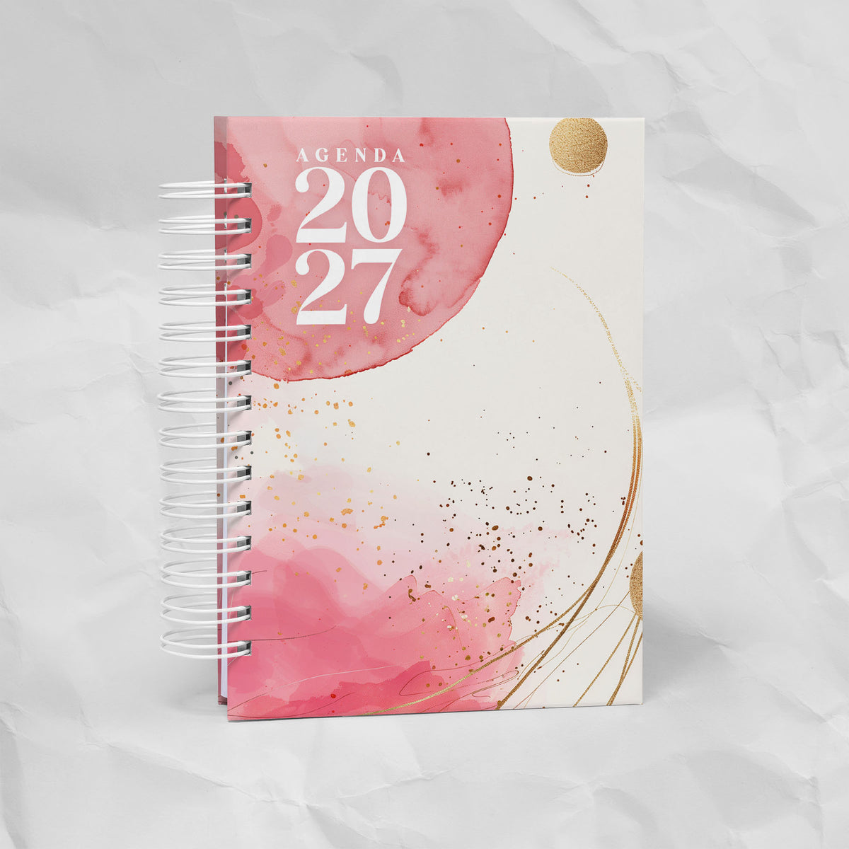 Agenda 2027 A6 - 7 Diseños, 7 Colores, 1 o 2 Días por Página
