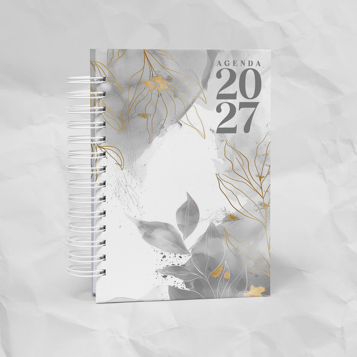 Agenda 2027 A5 - 7 Diseños, 7 Colores, 1 o 2 Días por Página