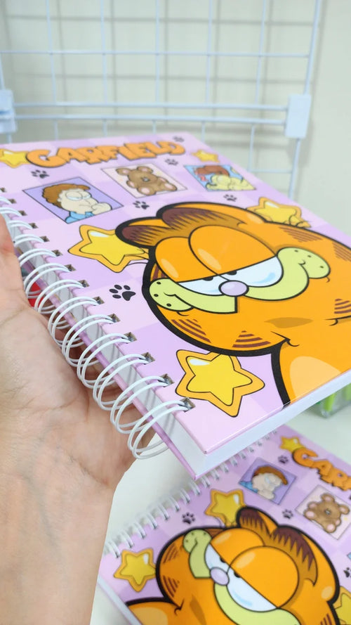 Cuaderno Garfield - Tapa Dura 18x24 cm, 100 Hojas 90 g